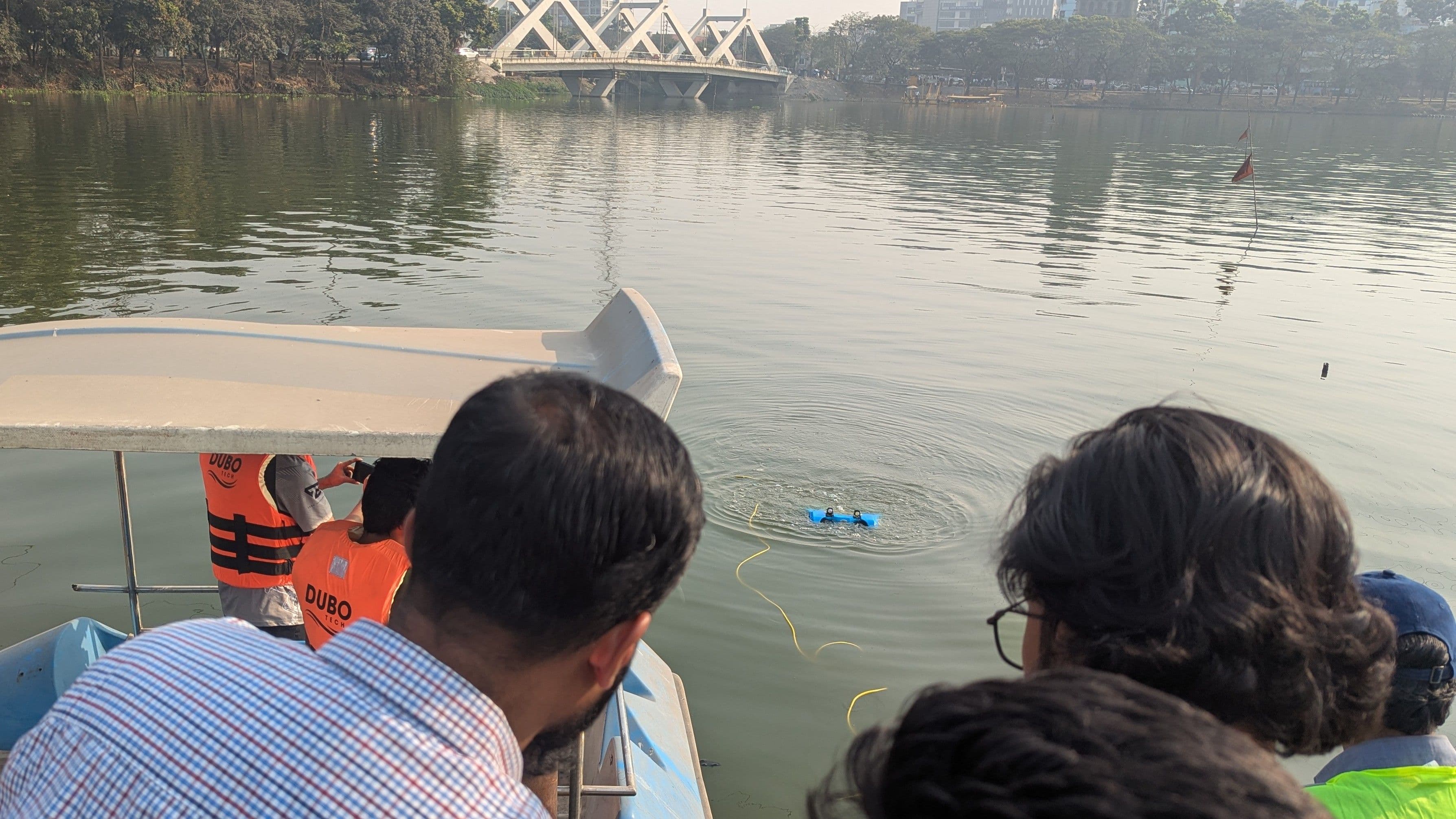 Testing in One of Dhaka's Most Polluted Water Bodies