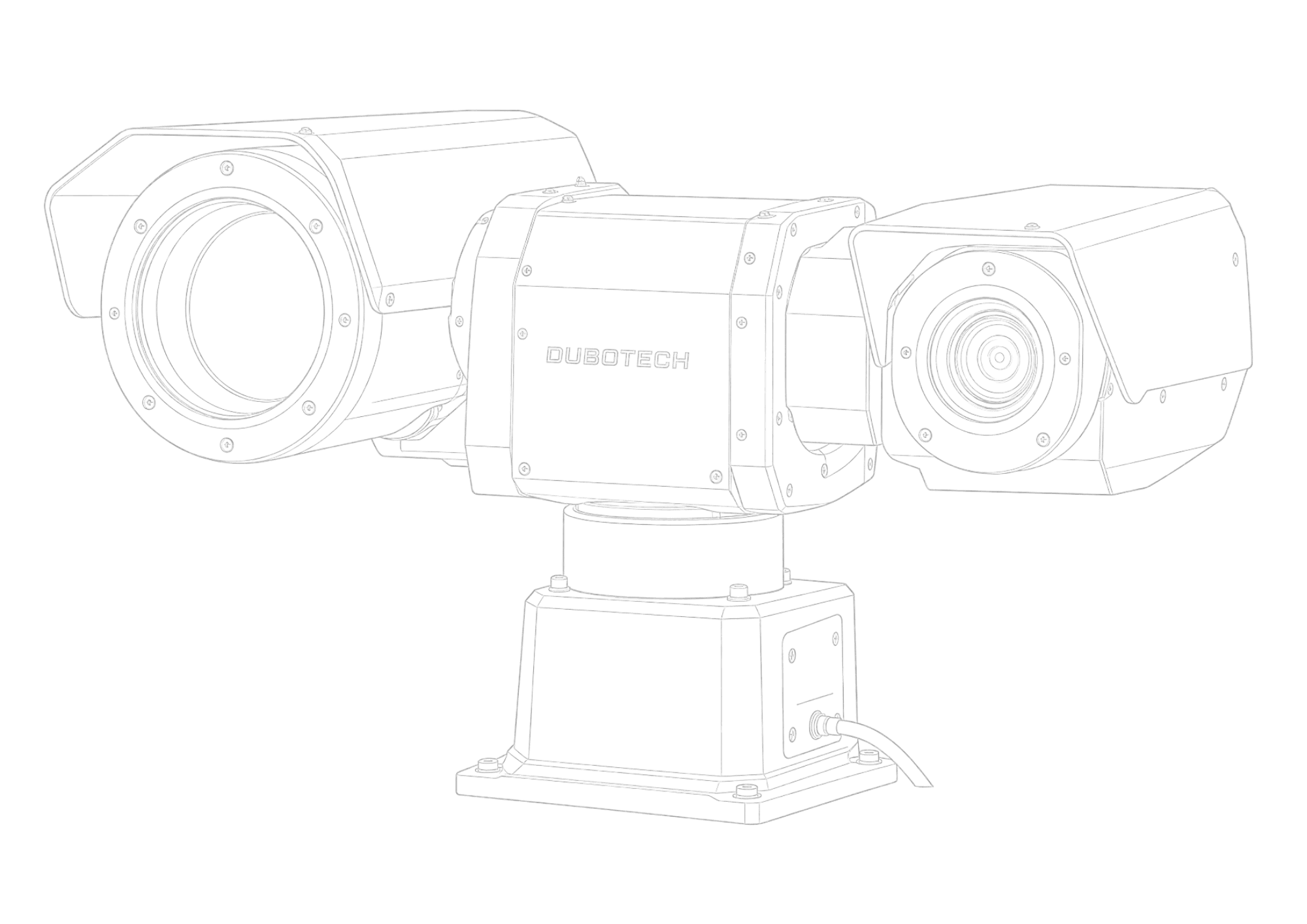 Fixed assets autonomous platform line drawing